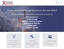 Tablet Screenshot of engineeringbusinessgrowth.com